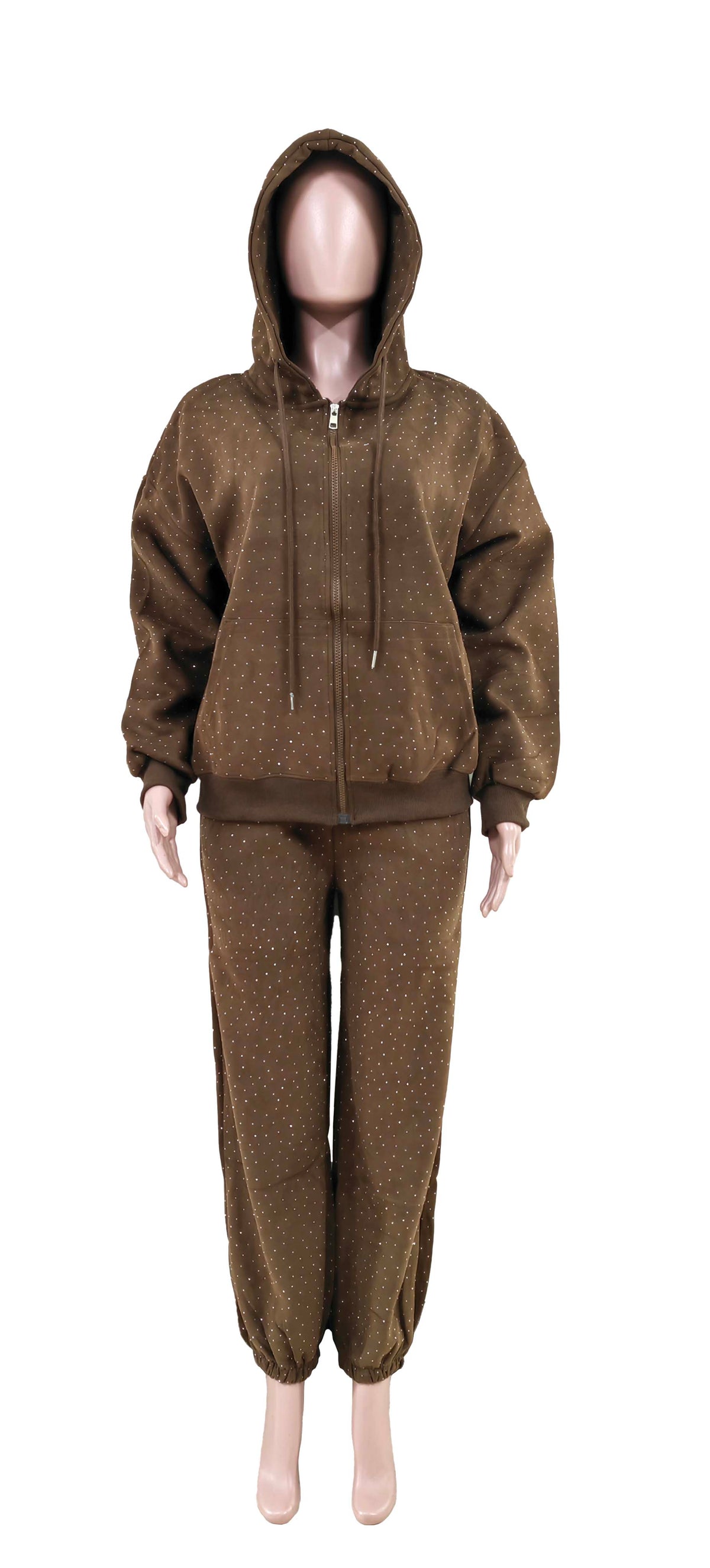 Rhinestone Baggy Pant Set