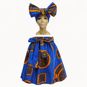 African 2PC Set – Short Skirt