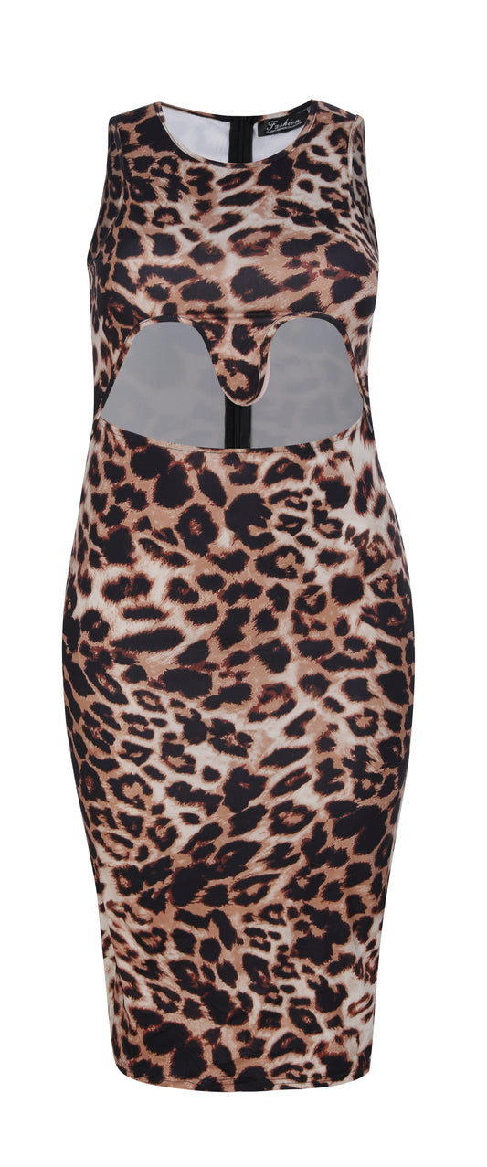 Dress: BD723 LEOPARD