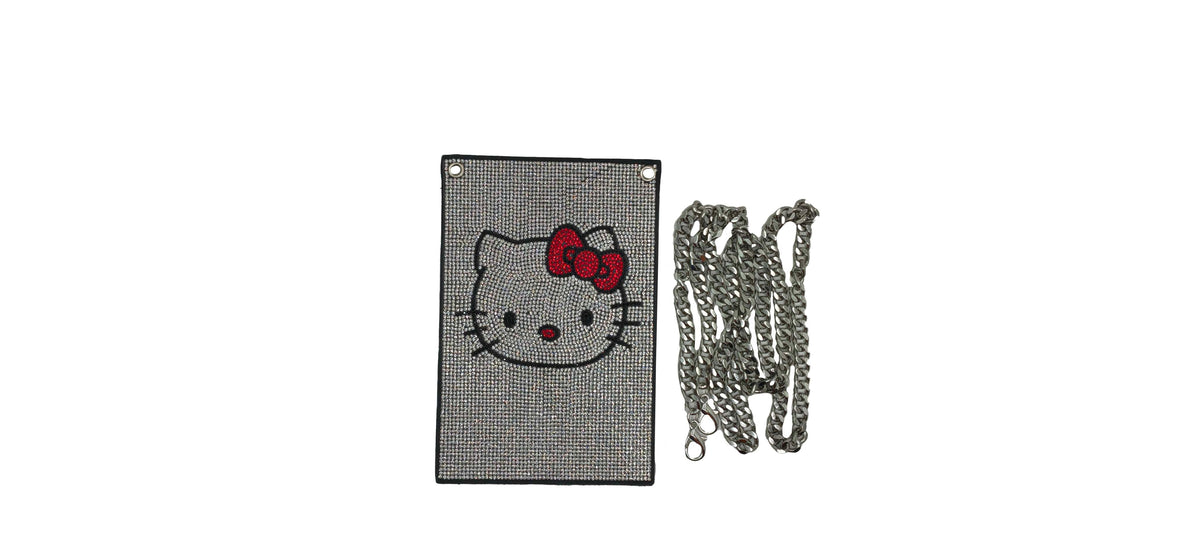 Rhinestone Hello Kitty Phone Pouch