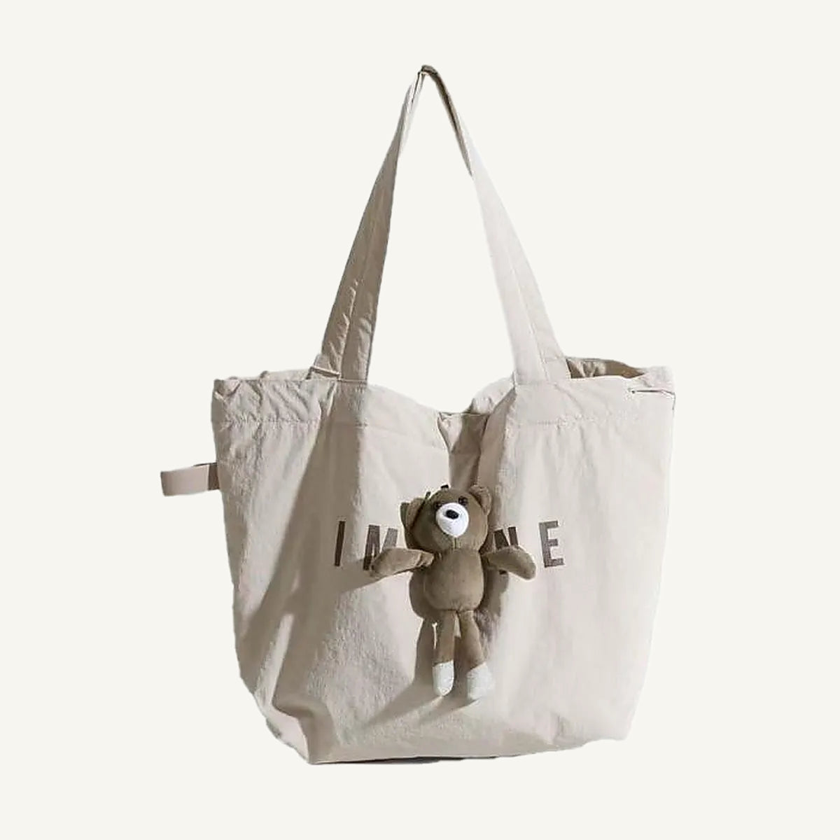 Bear Charm Tote Bag