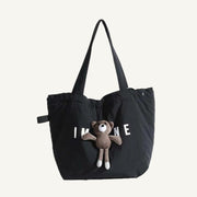 Bear Charm Tote Bag