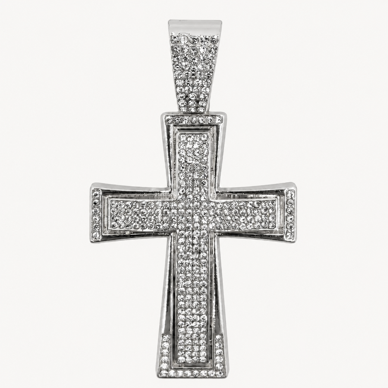Bold Cross Pendant Necklace