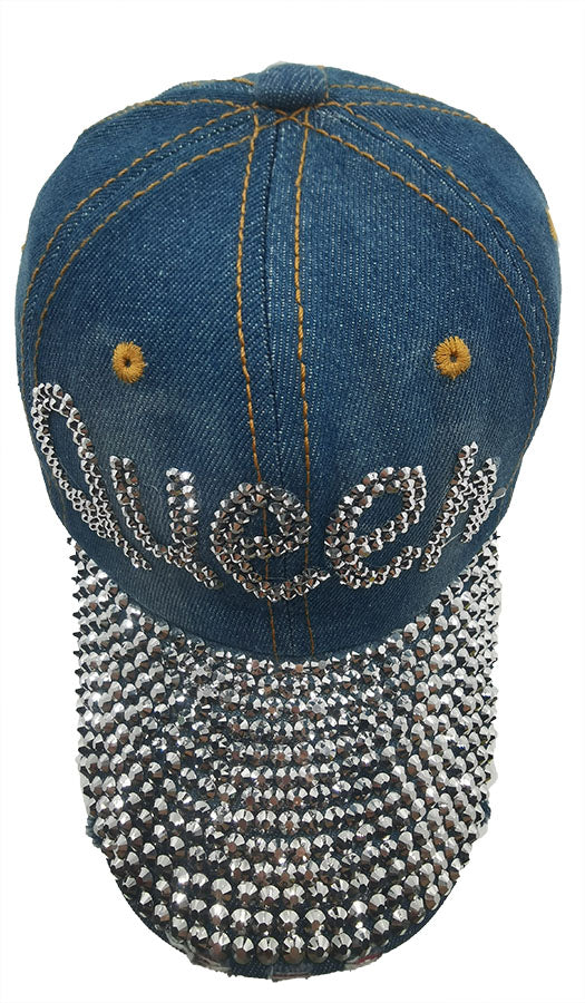 Denim Baseball Cap: CA002 "Queen" Baseball Cap