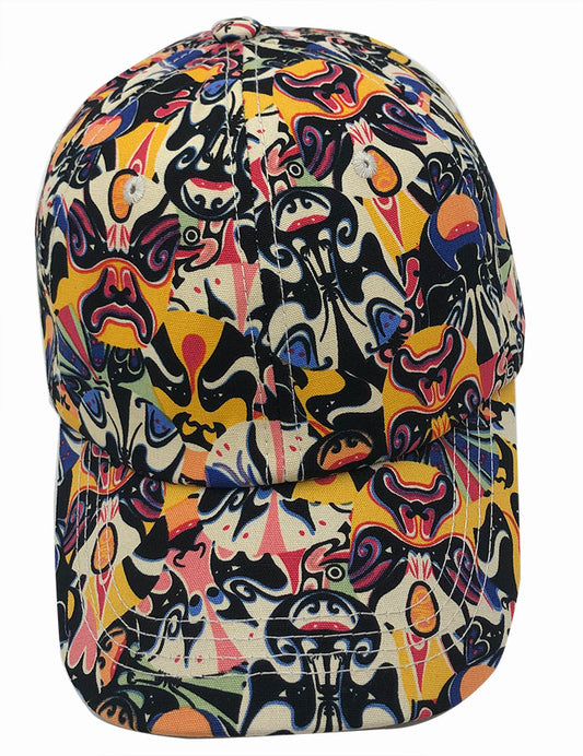 Kabuki Print Baseball Cap: CA066