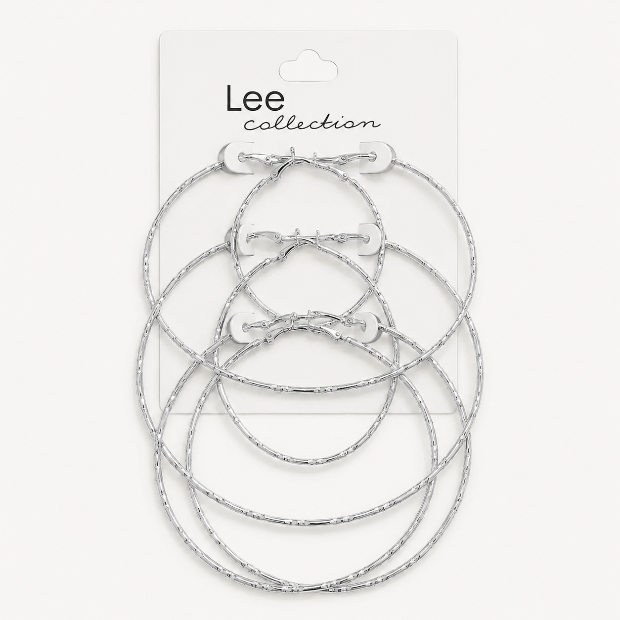 Classic Gold Hoop Earrings, Set of 3
