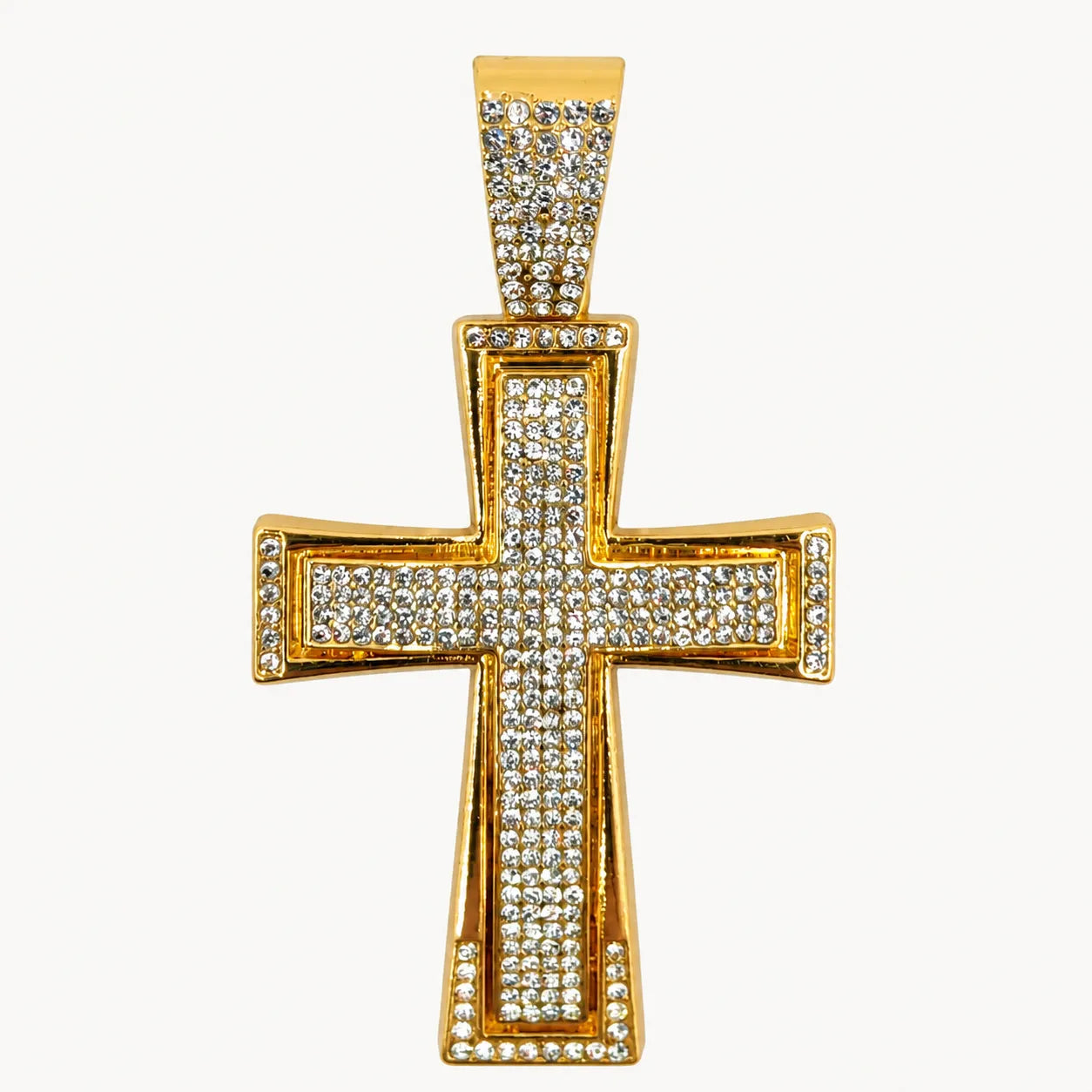 Bold Cross Pendant Necklace