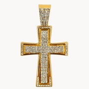 Bold Cross Pendant Necklace