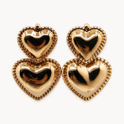Heart Drop Earrings