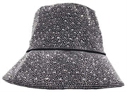Rhinestone Bucket Hat with Sparkle Trim