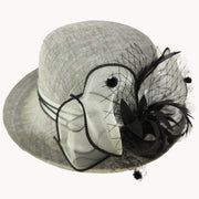 Floral Veiled Church Hat