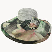 Floral Print Church Hat