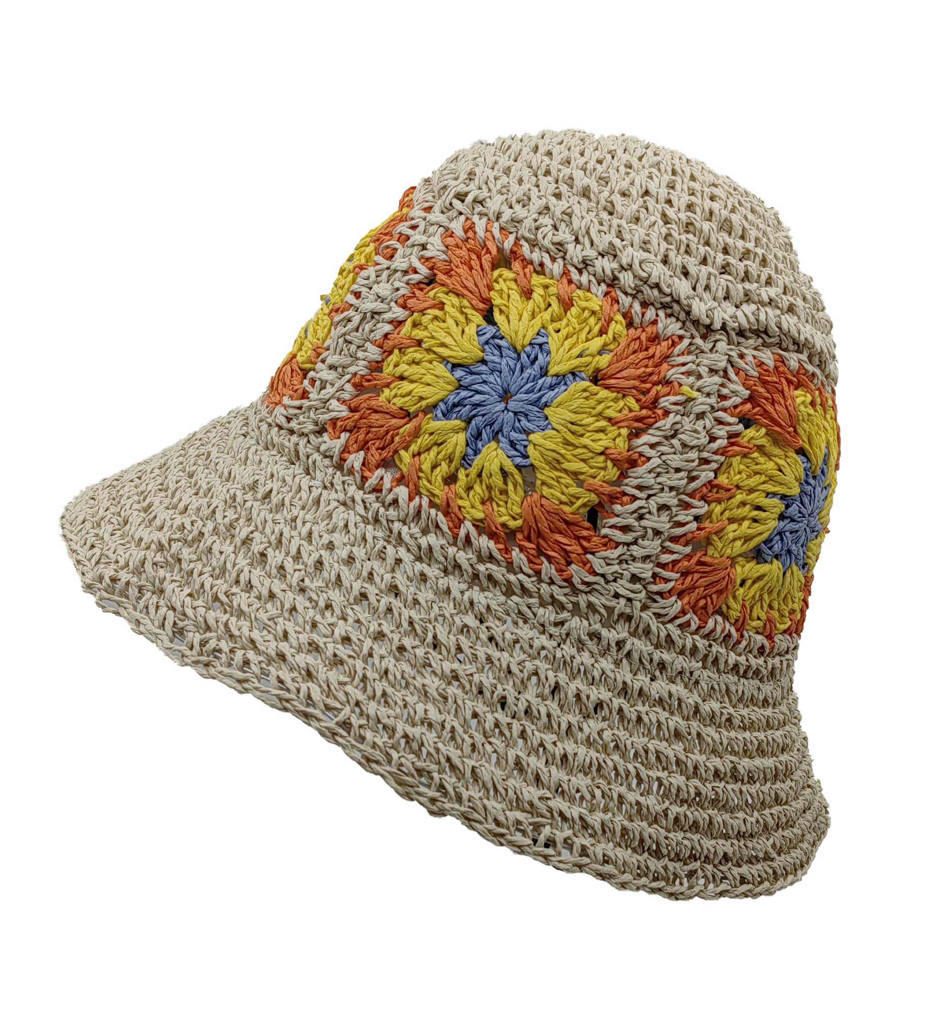 Straw Bucket Hat