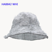 Floral Lace Sequin Bucket Hat