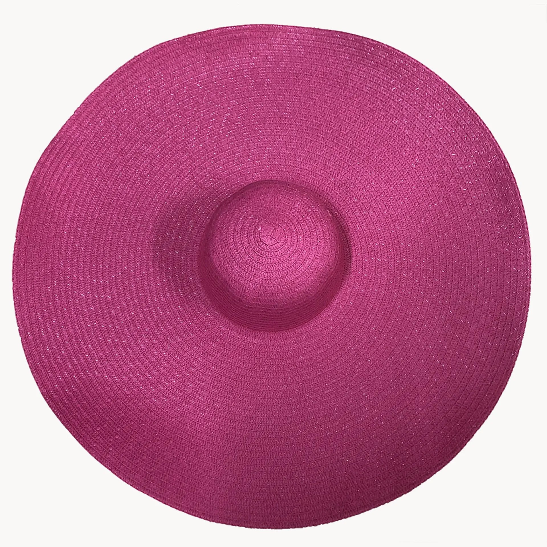 Wide-Brim Woven Sun Hat