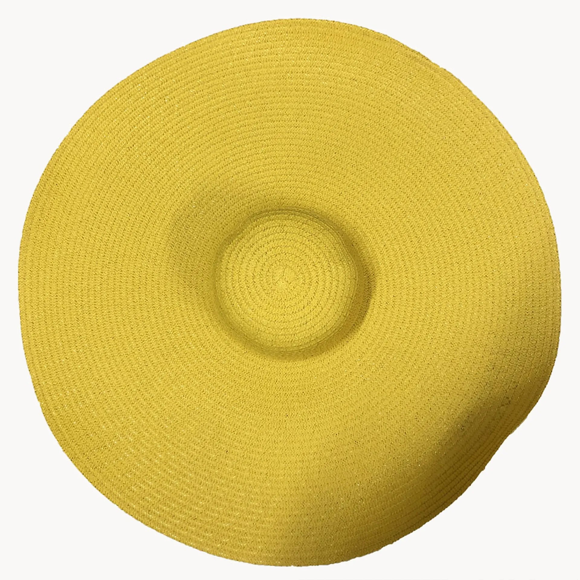 Wide-Brim Woven Sun Hat