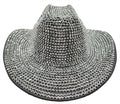 Cowboy Hat: HA904  Black Cowboy Hat w/ Silver Rhinestones
