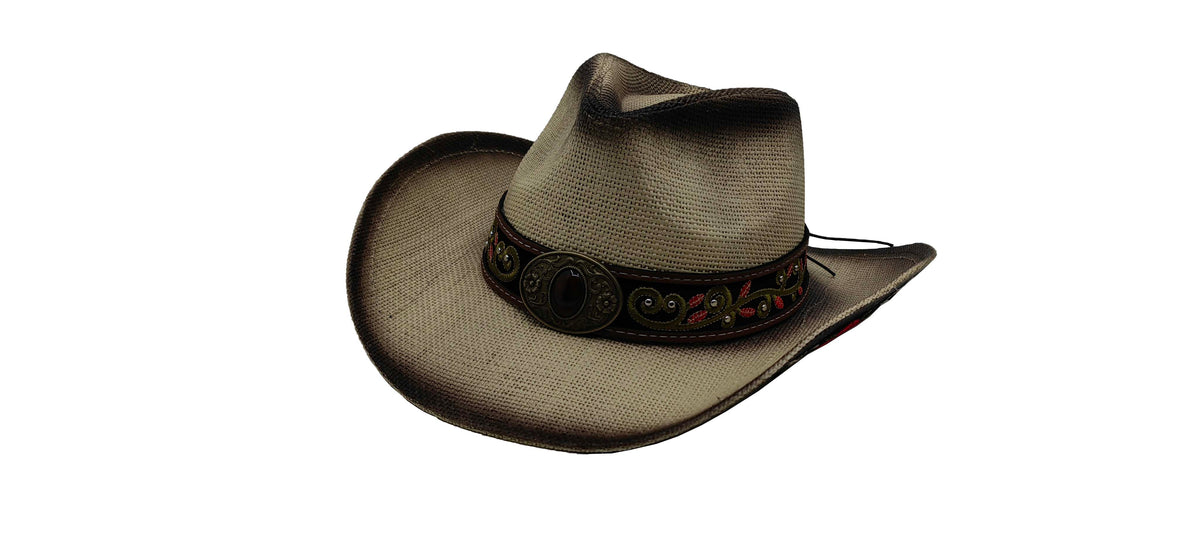 Hard Straw Cowboy Hat