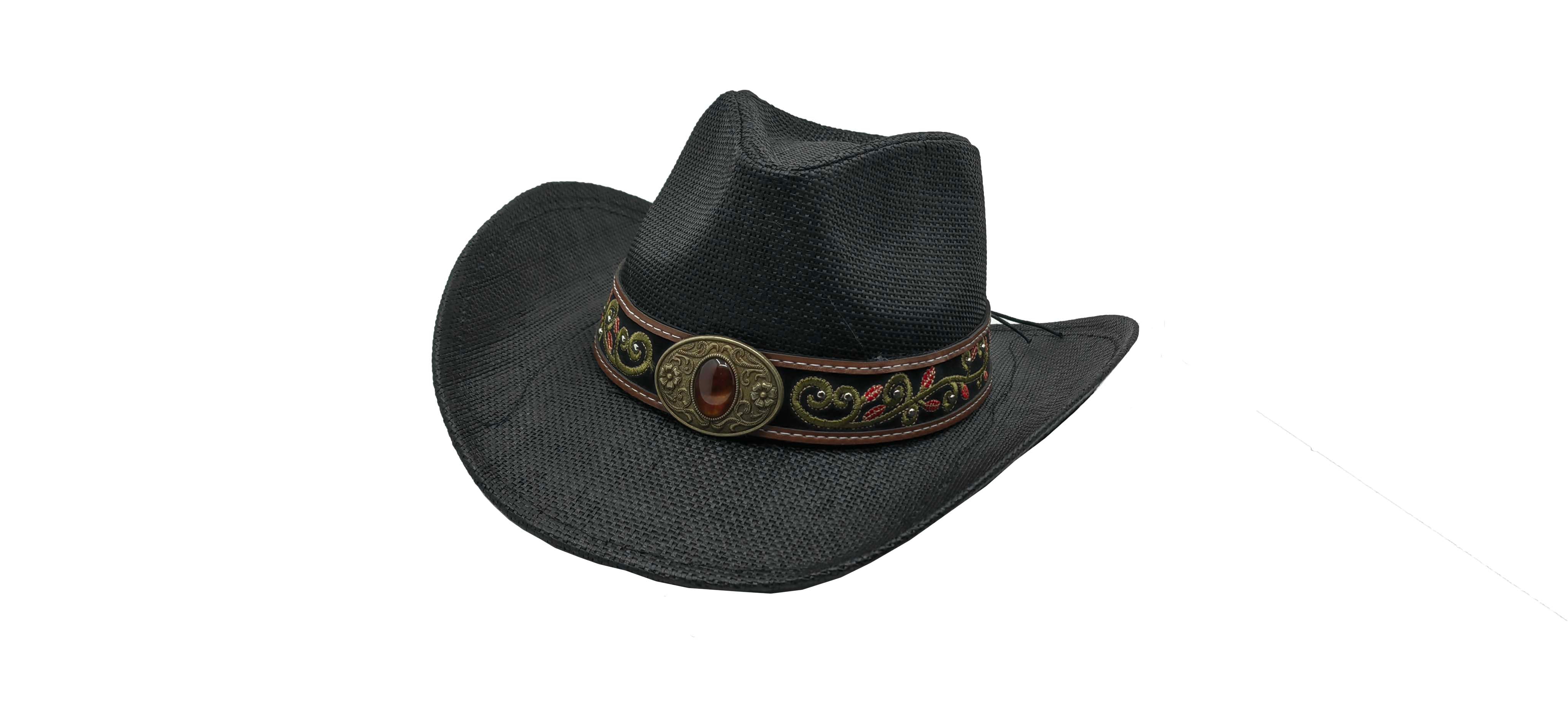 Hard Straw Cowboy Hat