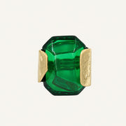Emerald Green Stone Cocktail Ring