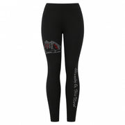 Rhinestone Red Bottom Heels Leggings