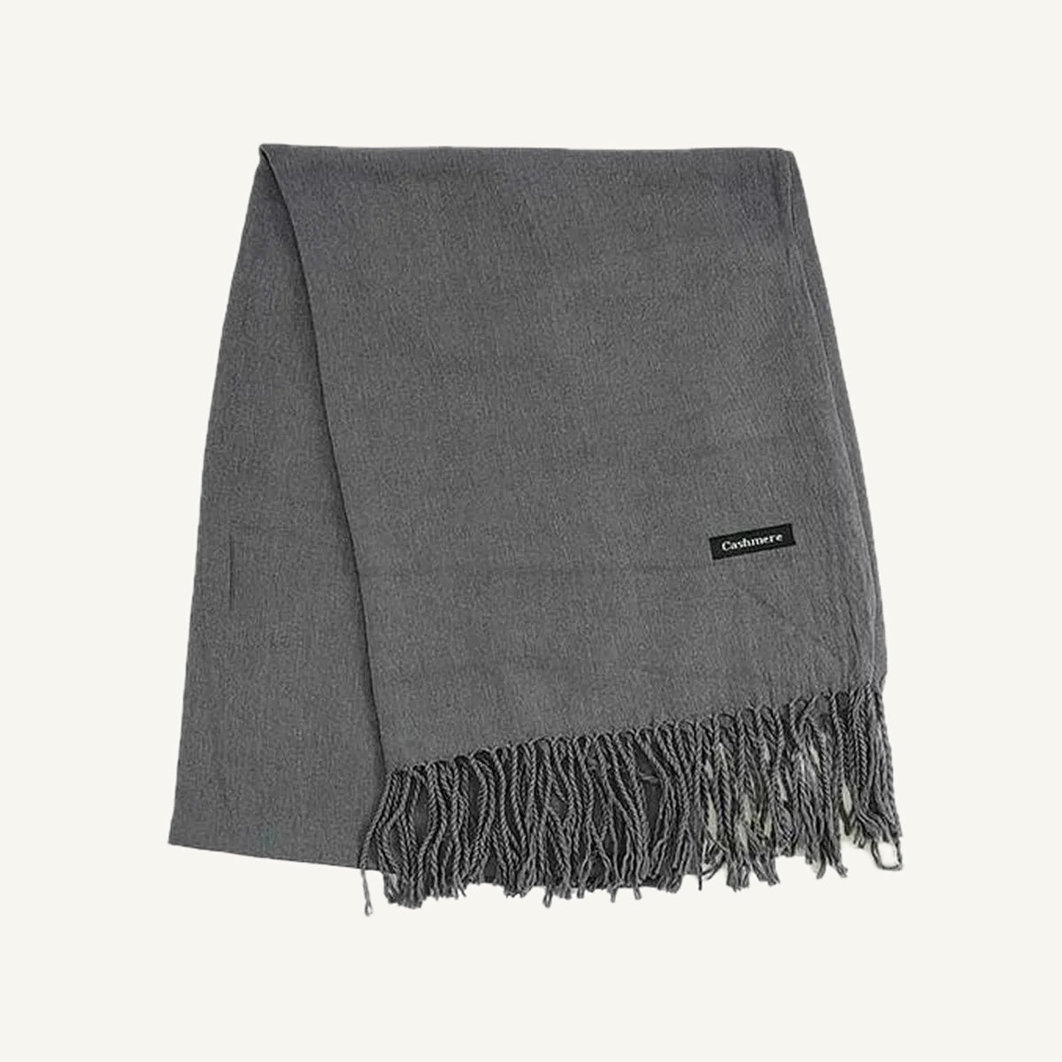 Solid Fringe Scarf