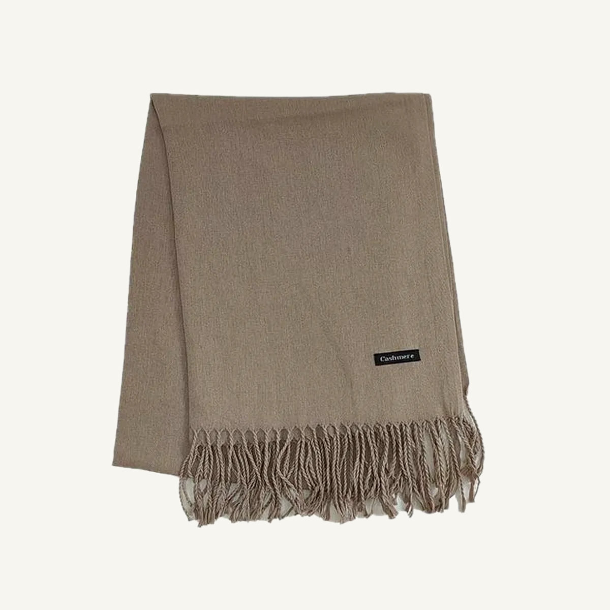 Solid Fringe Scarf