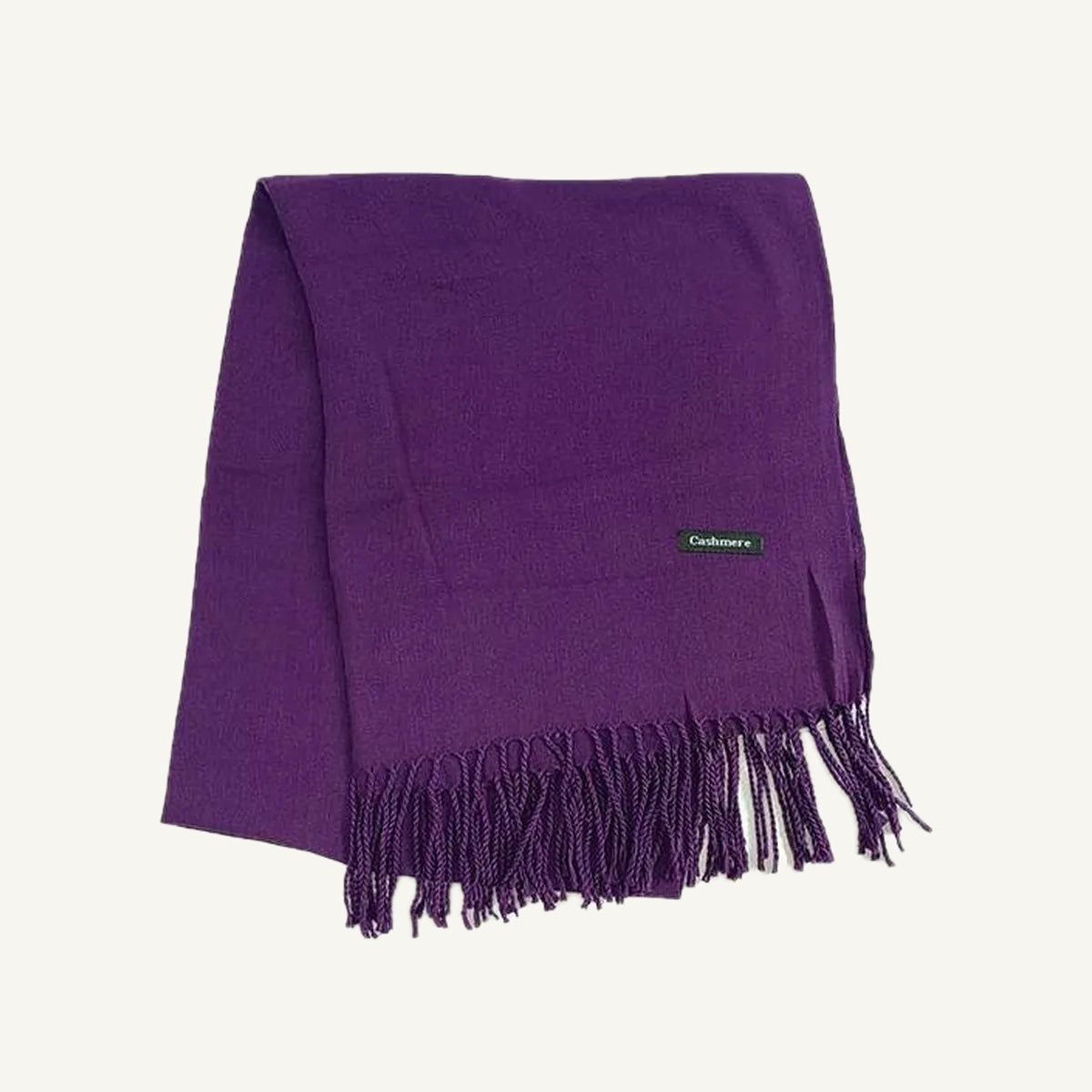 Solid Fringe Scarf
