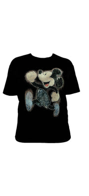 Rhinestone Mickey Mouse Short-Sleeve T-Shirt