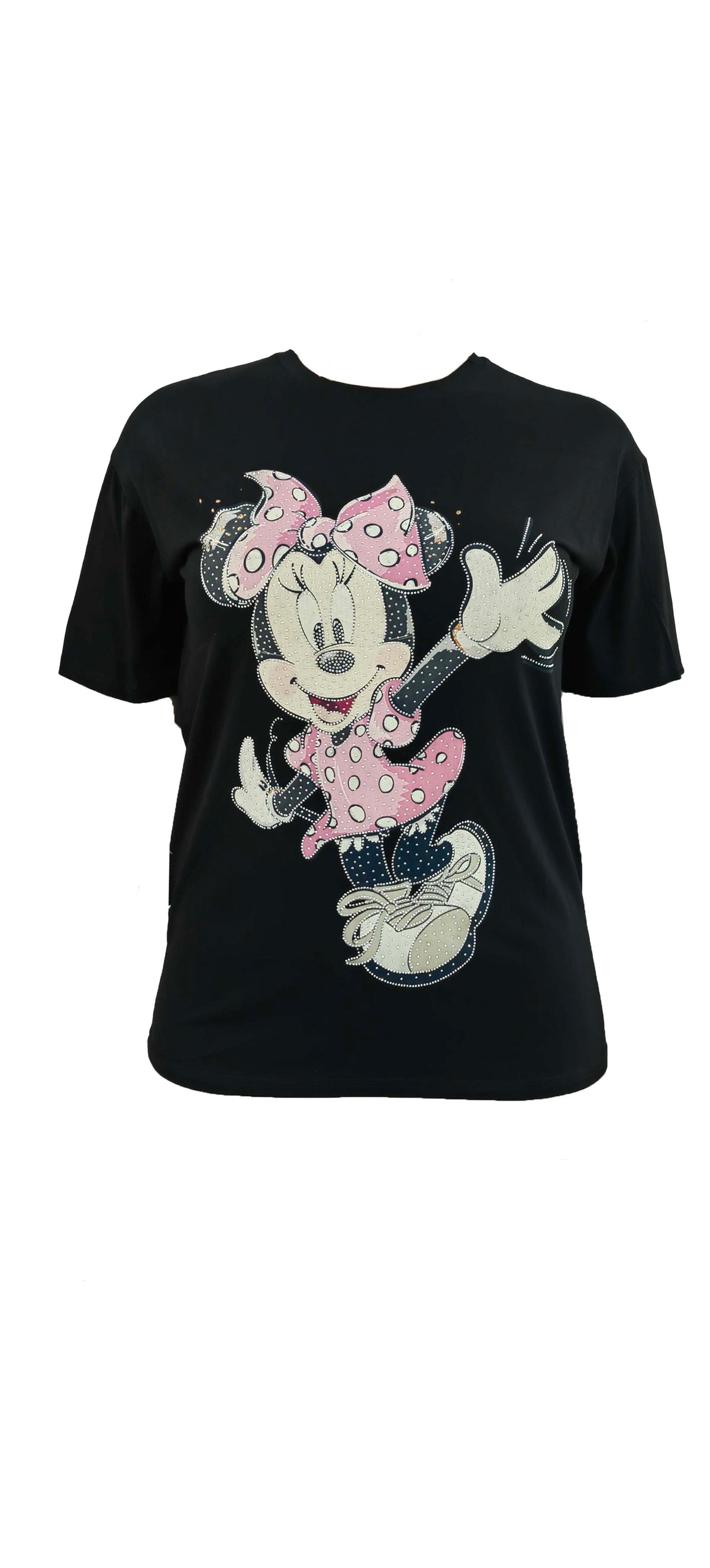 Rhinestone Minnie Mouse Short-Sleeve T-Shirt