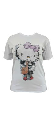 Rhinestone Hello Kitty Short-Sleeve T-Shirt