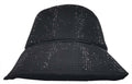 Bucket Hat: HA2320 Black w/ Black Rhinestones