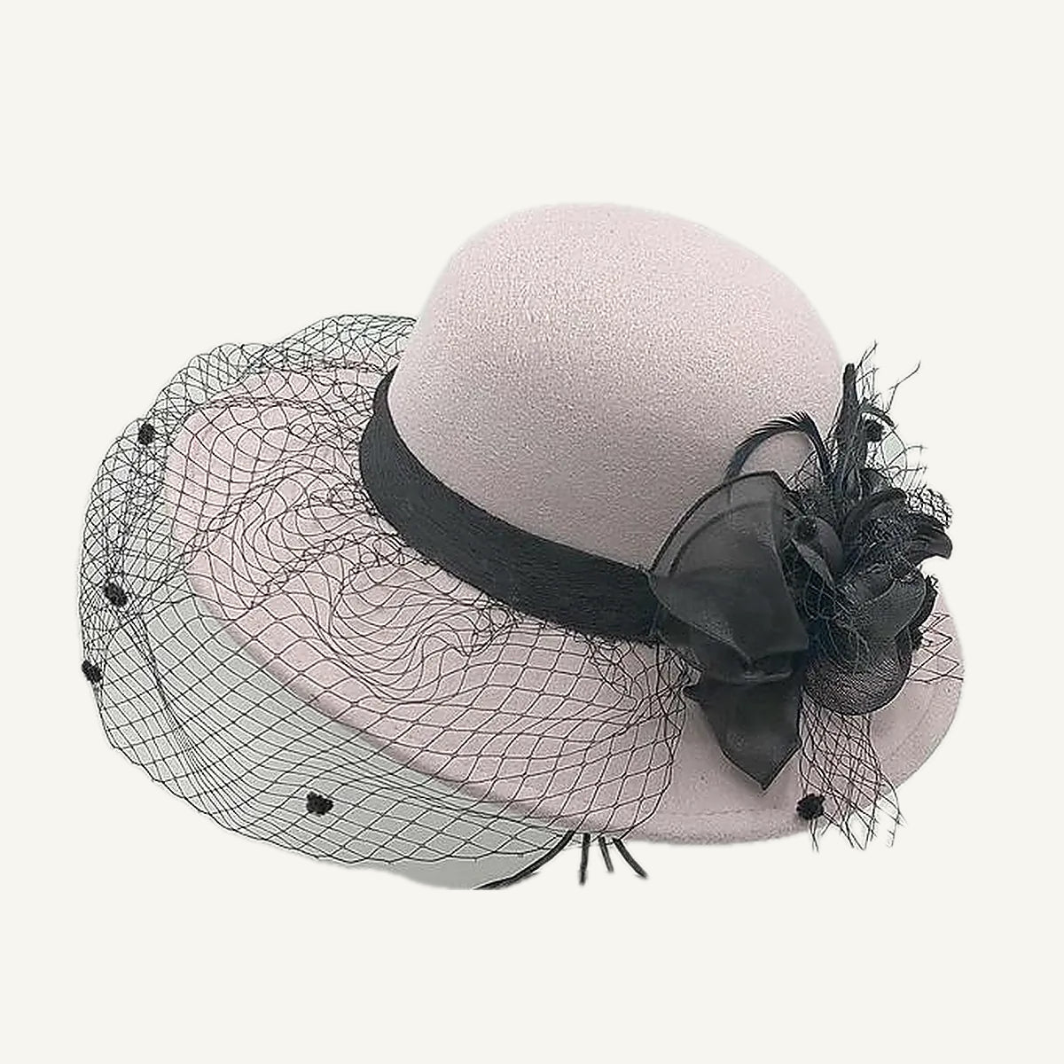 Wide Brim Flower Hat