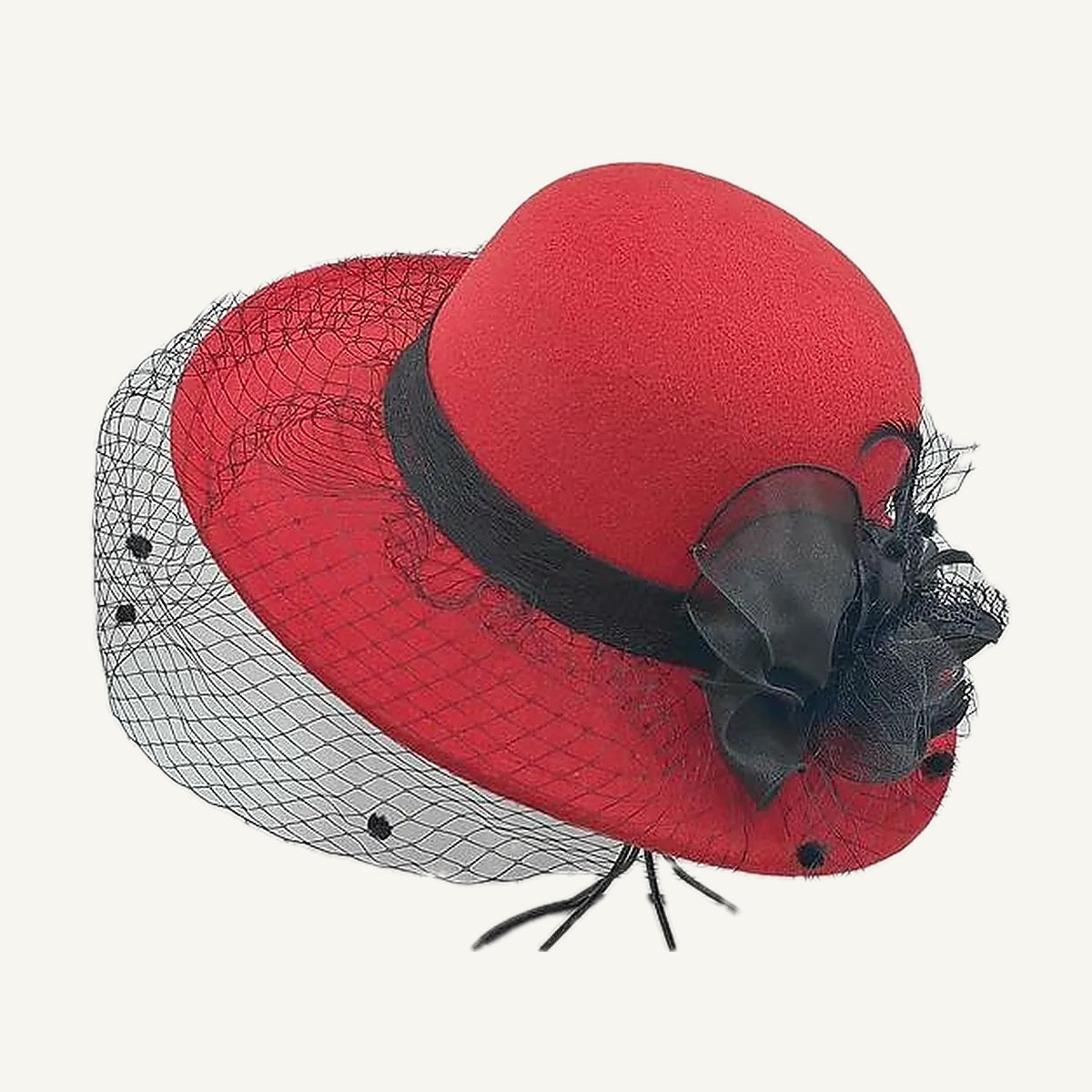 Wide Brim Flower Hat