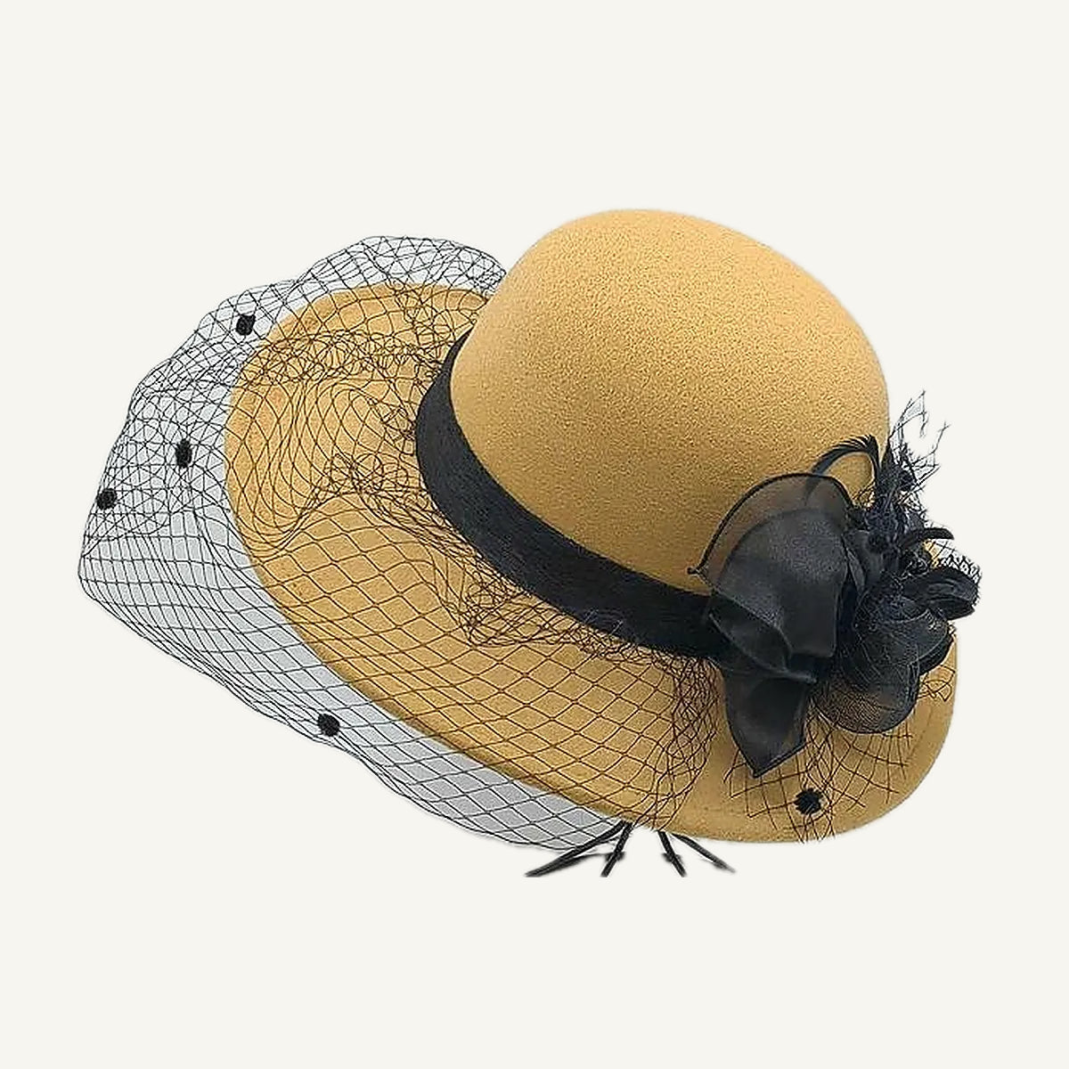Wide Brim Flower Hat