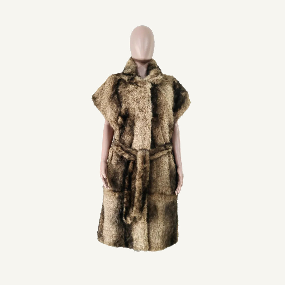 Faux Fur Long Vest