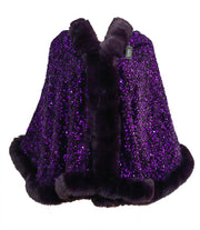 Women's Faux-Fur Cape Coat