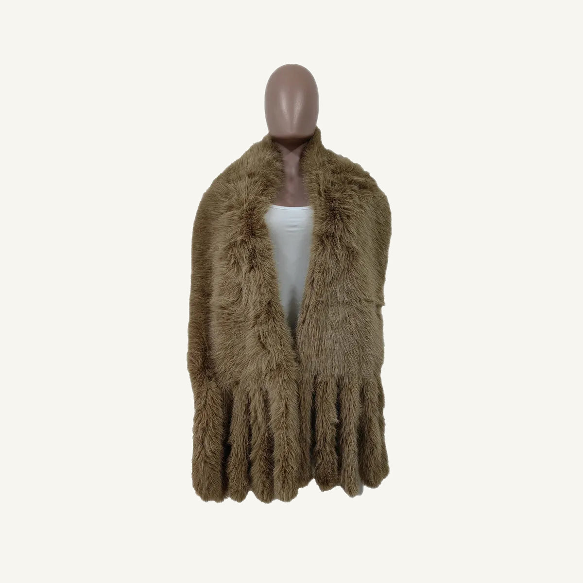 Long Faux Fur Scarf