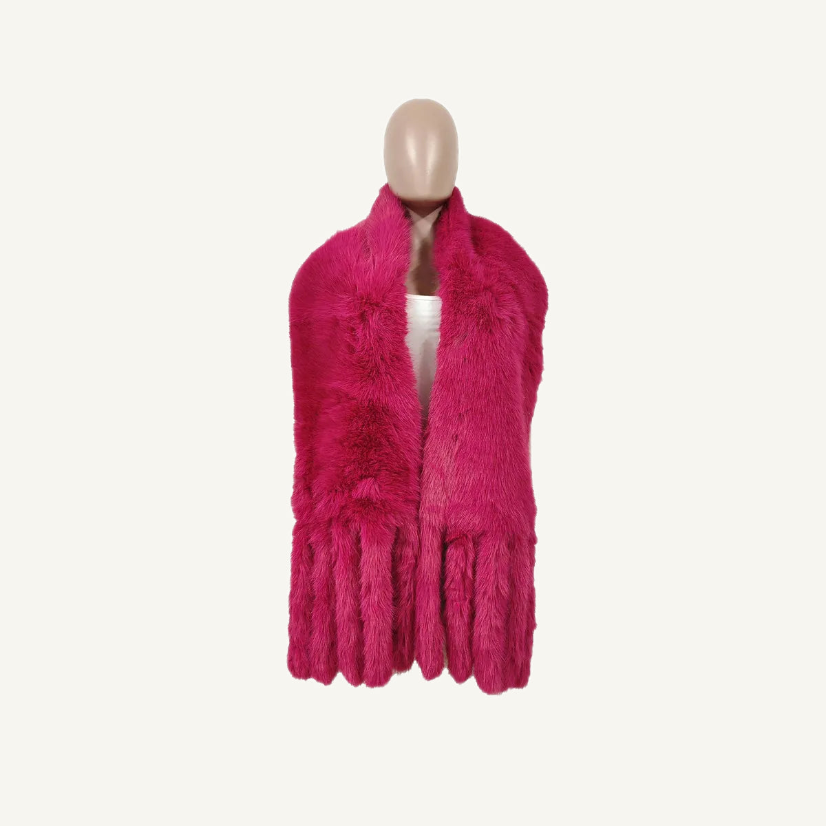 Long Faux Fur Scarf