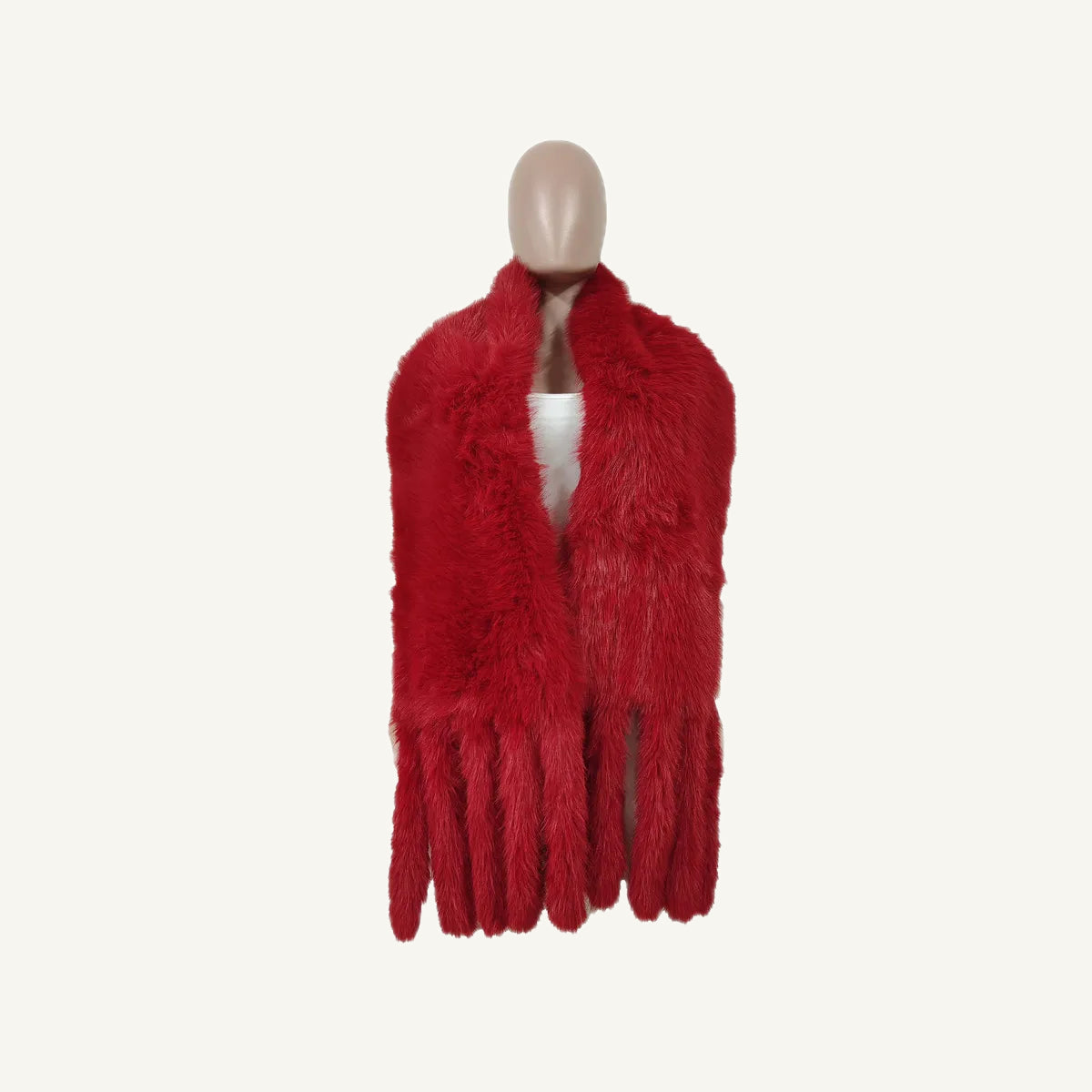 Long Faux Fur Scarf