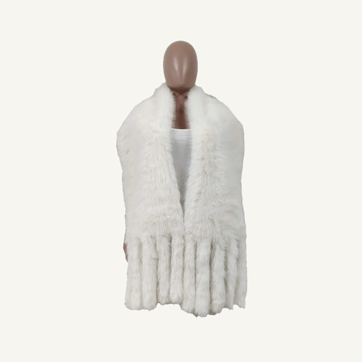 Long Faux Fur Scarf
