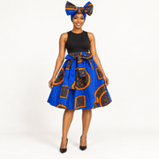 African 2PC Set – Short Skirt
