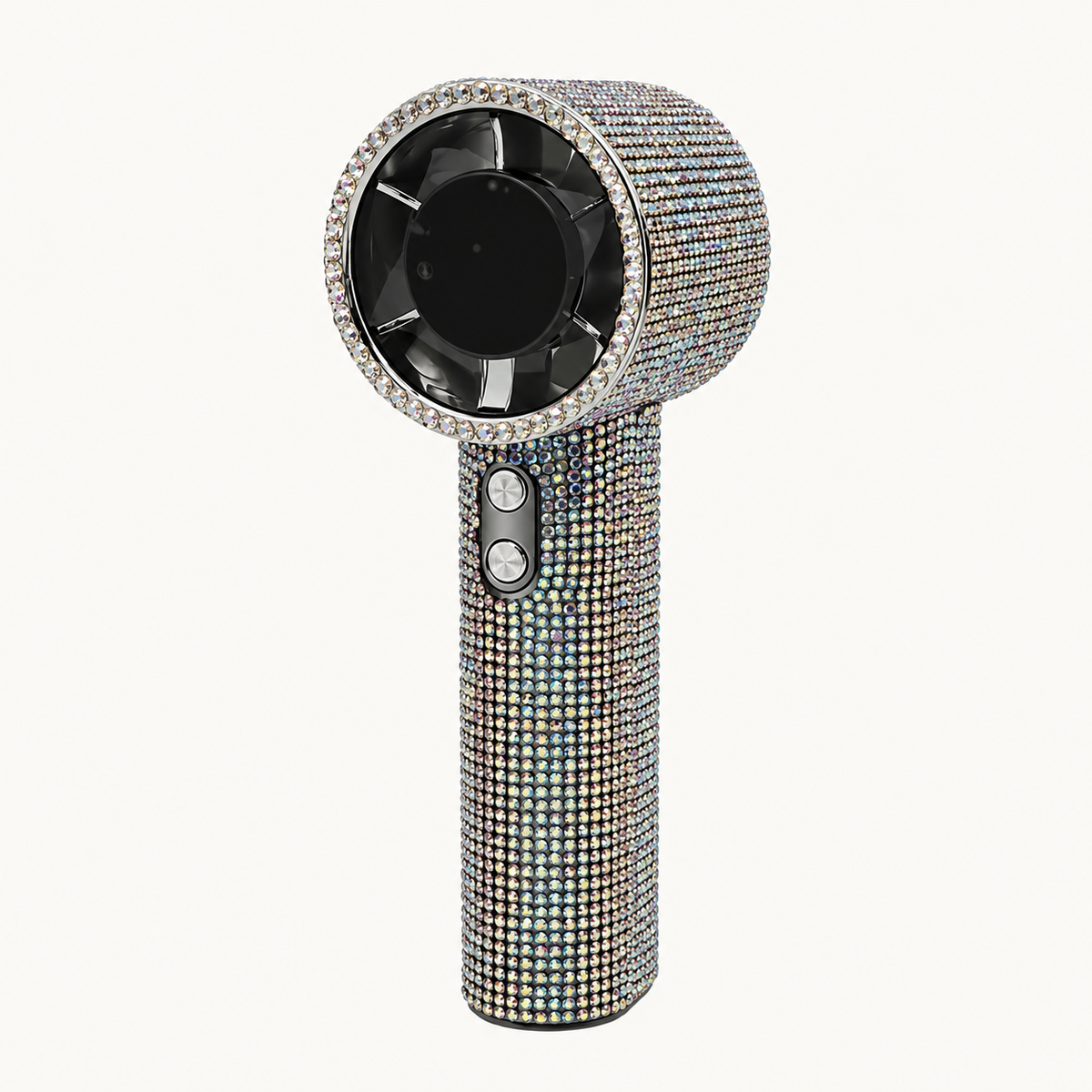 Rhinestone Handheld Fan