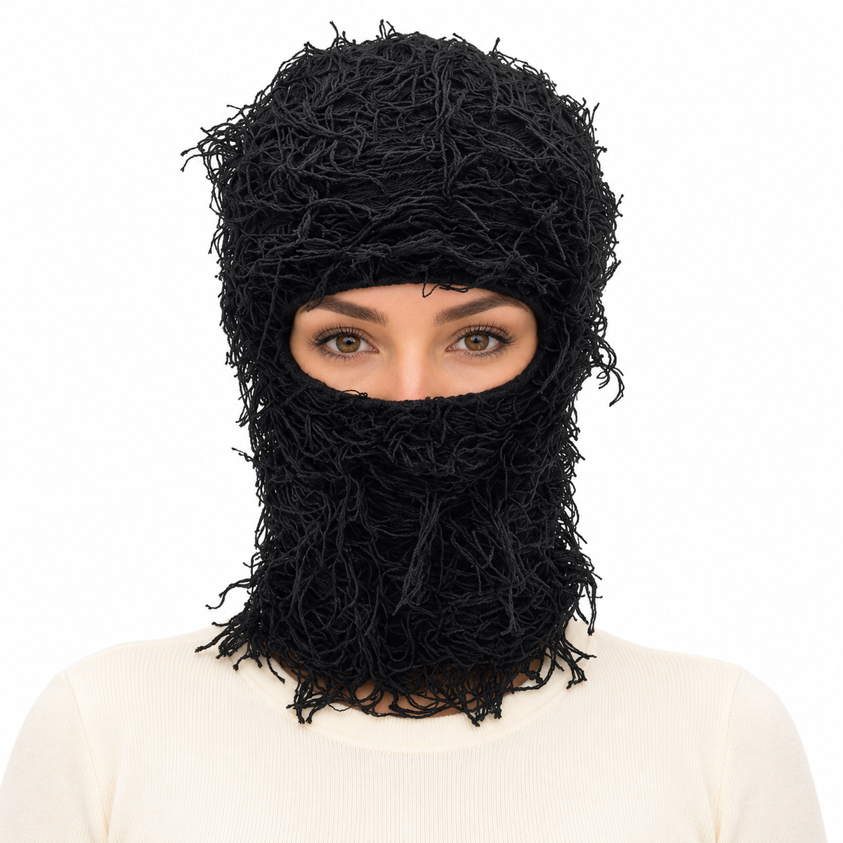 Model wearing Face Mask: WHA2327 BLA