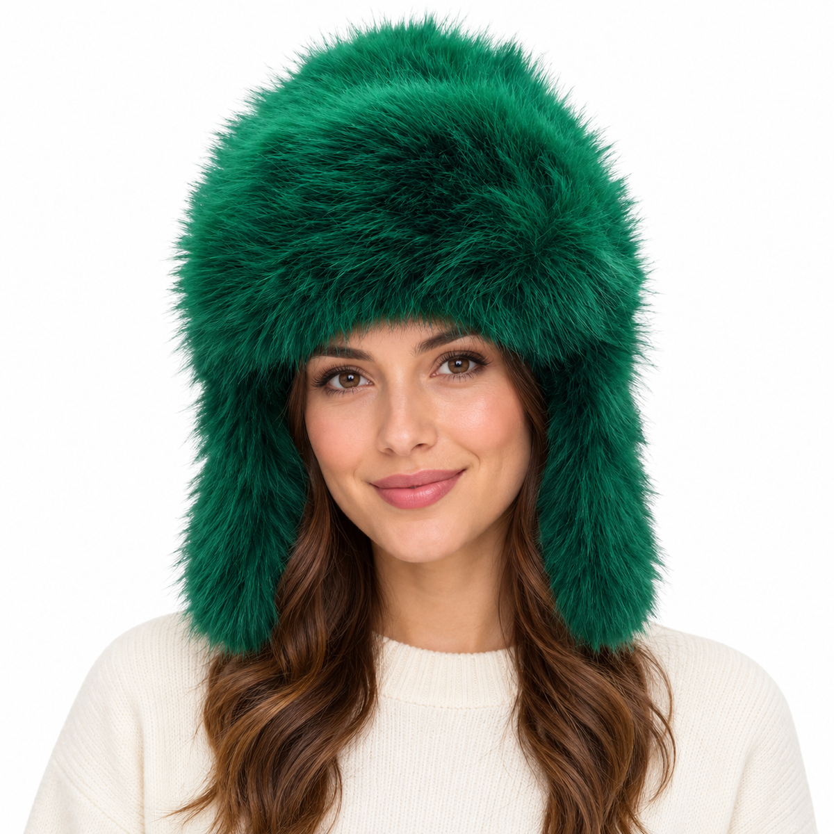 Model wearing Hat: WHA090 GRE