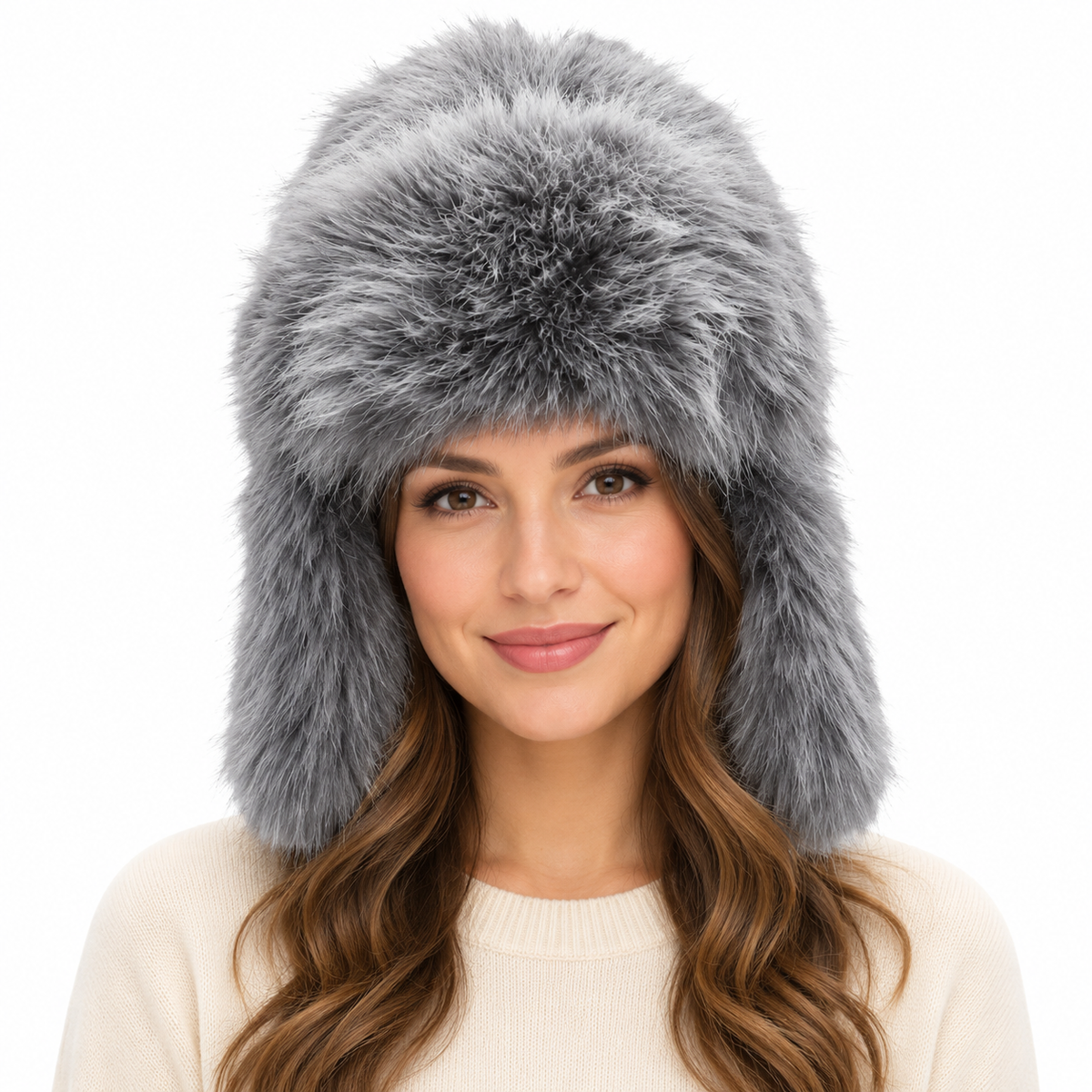 Model wearing Hat: WHA090 GRY