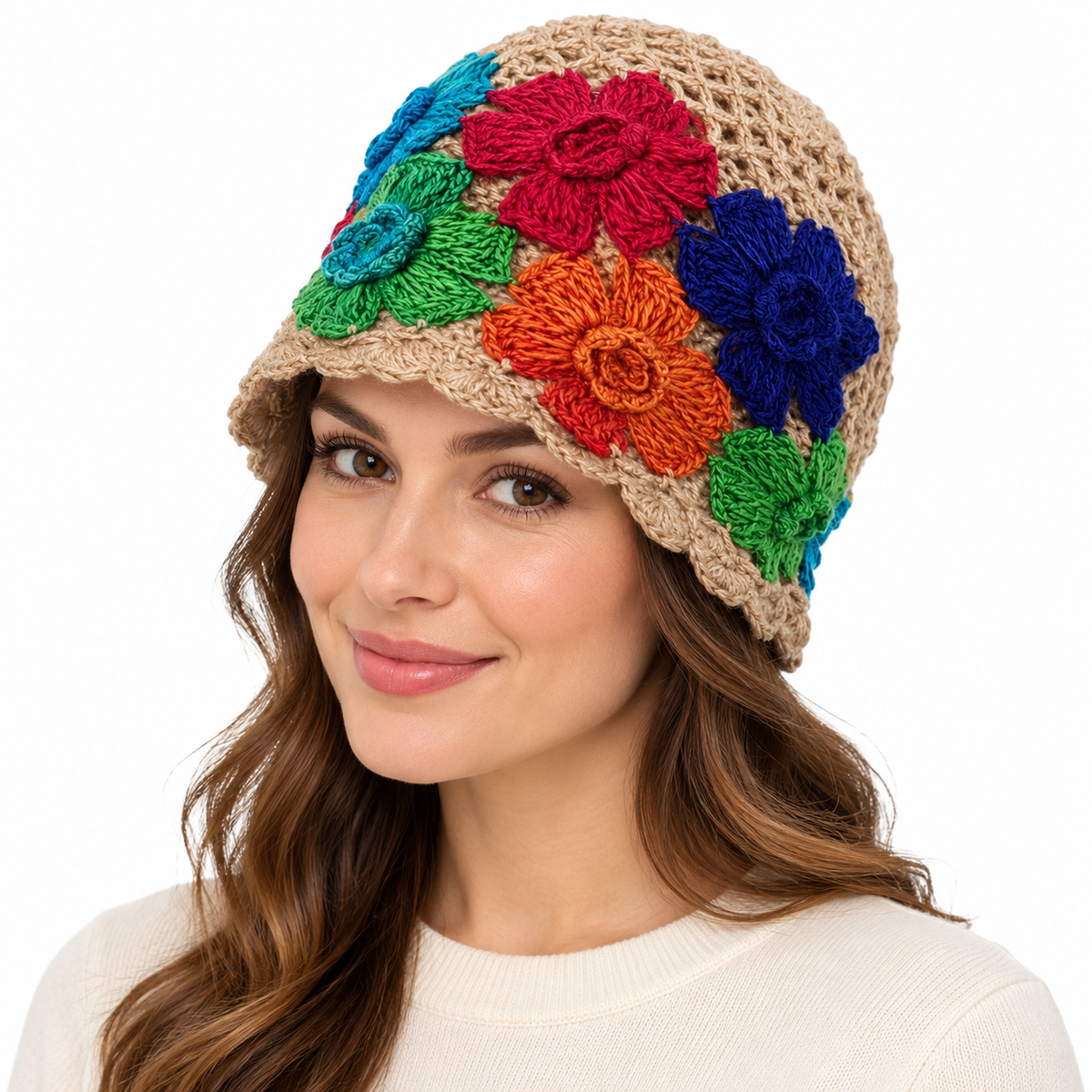Model wearing Hat: WHA2321 BRO
