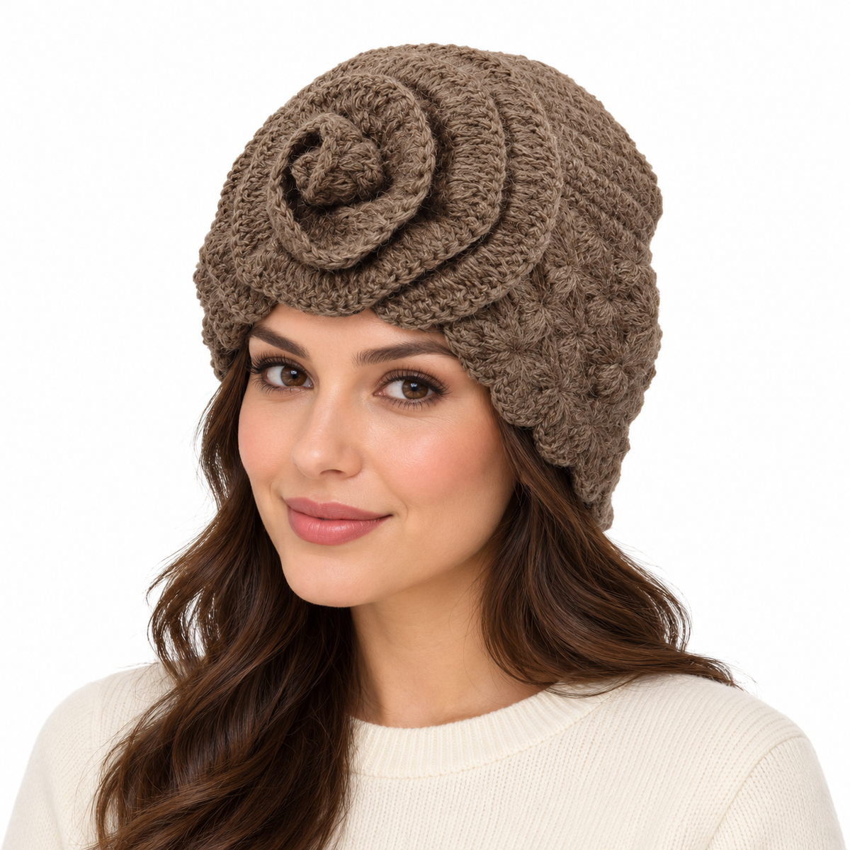 Model wearing Hat: WHA2323 KHI