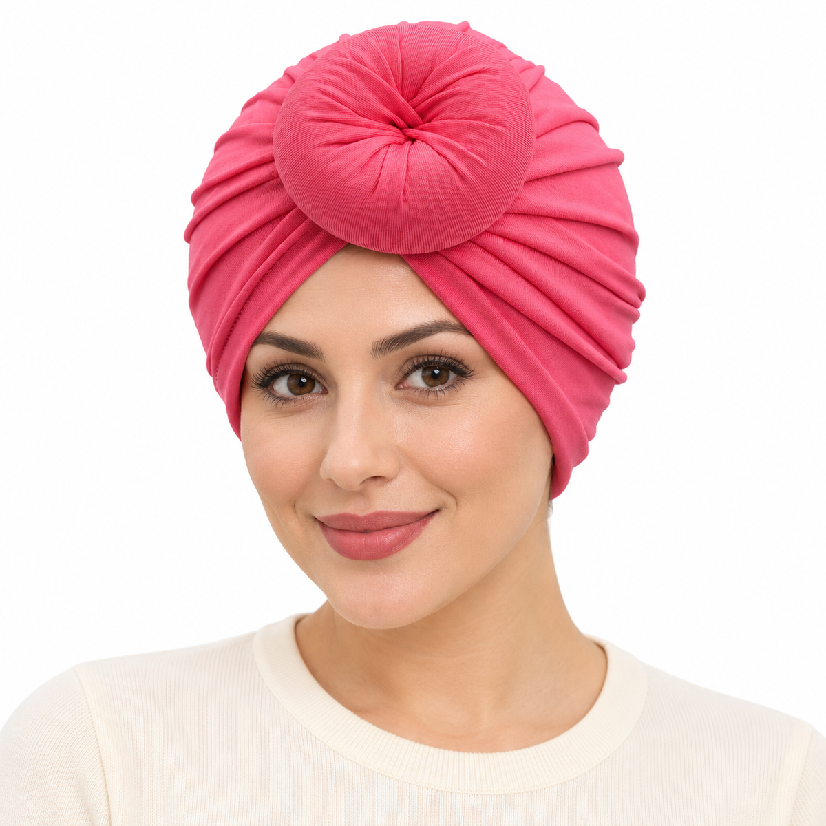 Model wearing Turban: 60057 PIN