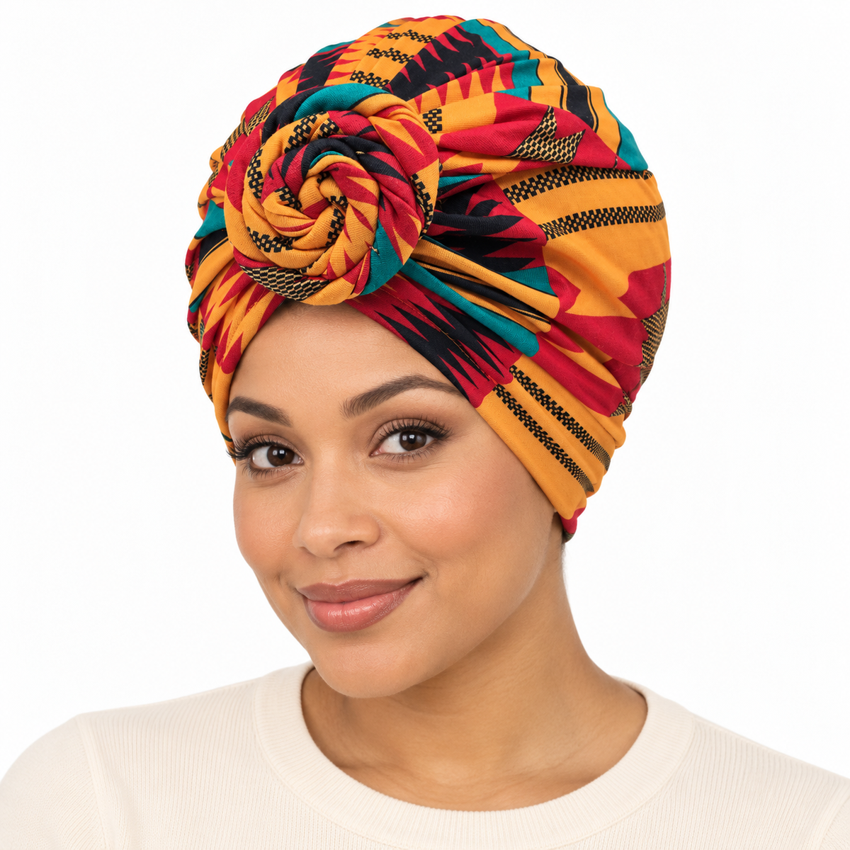 Model wearing Turban: 60061 1